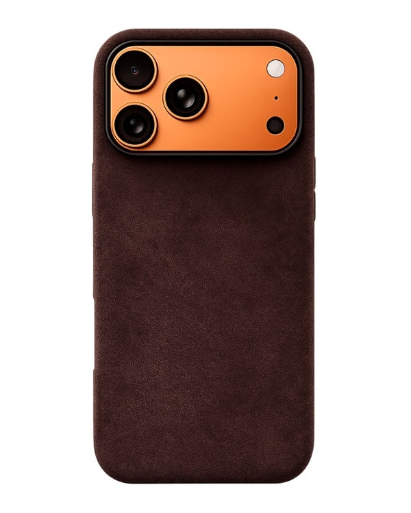 iPhone 17 Pro Max - Case Alcantara - Coffe