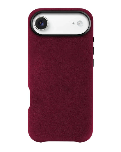 iPhone Air - Case Alcantara - Burgundy