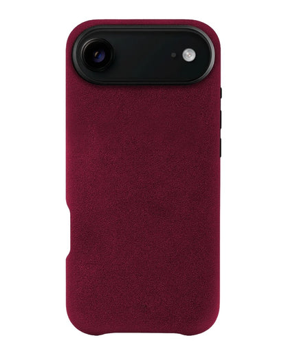 iPhone Air - Case Alcantara - Burgundy