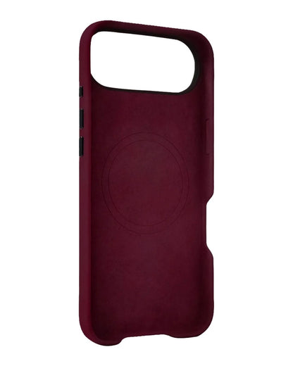 iPhone Air - Case Alcantara - Burgundy
