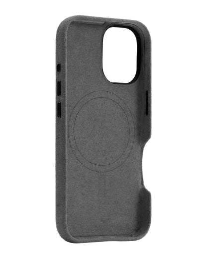 iPhone 16 Plus - Case Alcantara - Ciment Gray