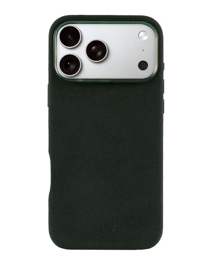 iPhone 17 Pro Max - Case Alcantara - Emerald