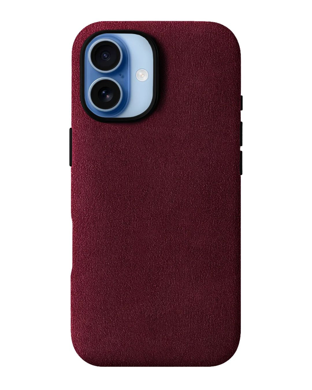 iPhone 16 Plus - Case Alcantara - Wine Red