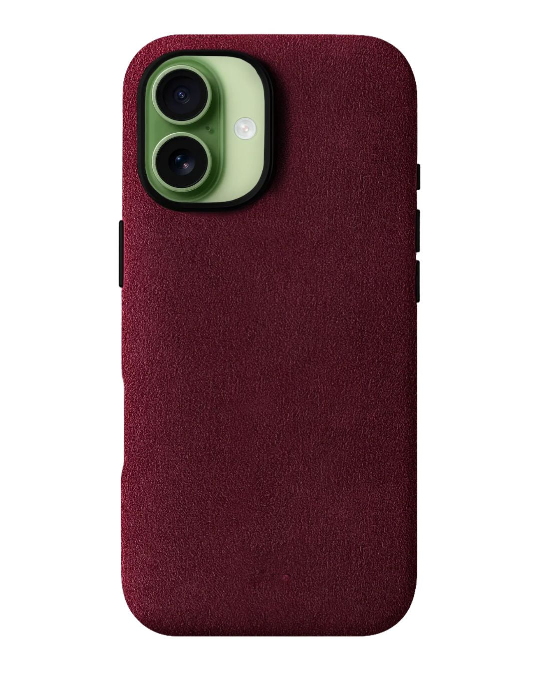 iPhone 16 Plus - Case Alcantara - Wine Red