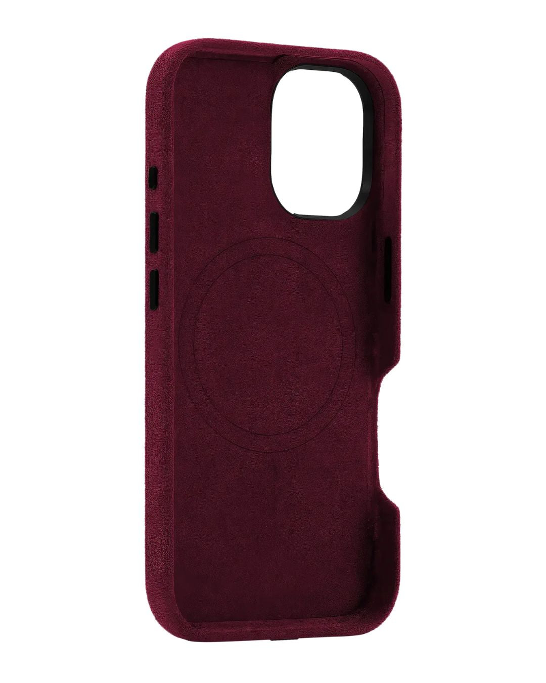 iPhone 16 Plus - Case Alcantara - Wine Red