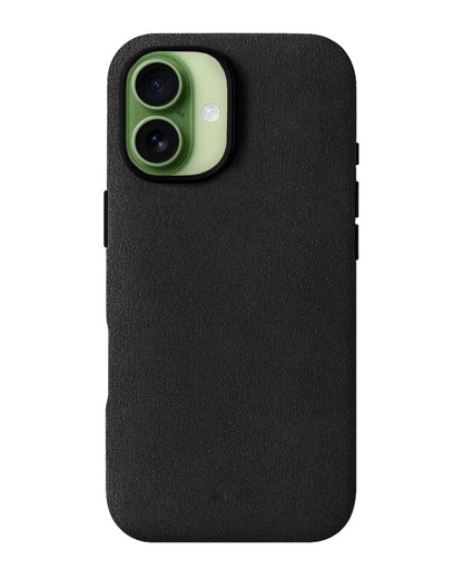 iPhone 16 Plus - Case Alcantara - Space Gray