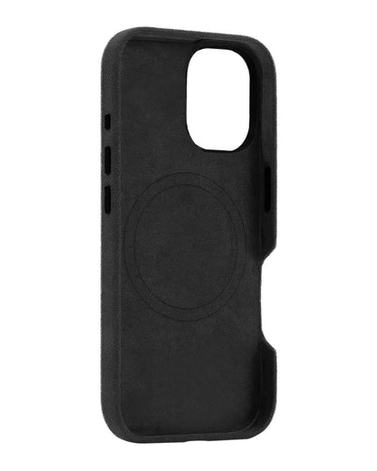 iPhone 16 Plus - Case Alcantara - Space Gray