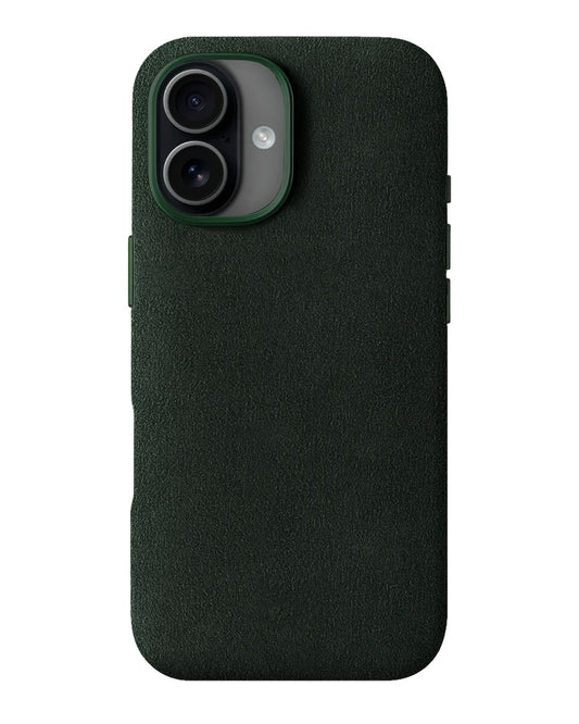 iPhone 17 - Case Alcantara - Emerald