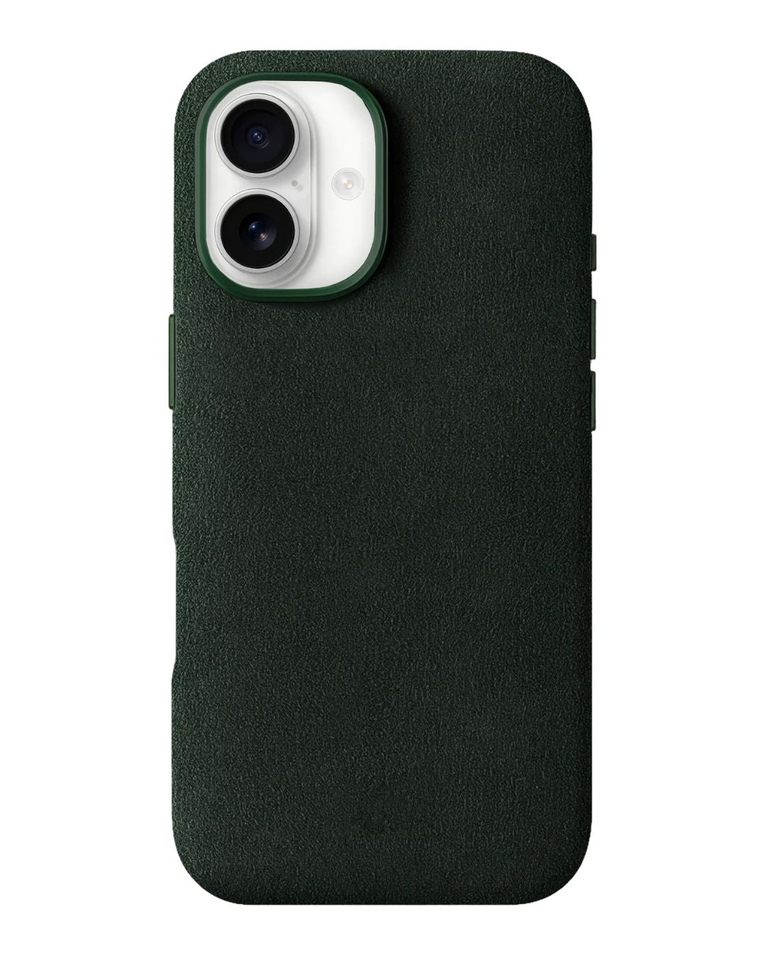 iPhone 16 Plus - Case Alcantara - Midnight Green