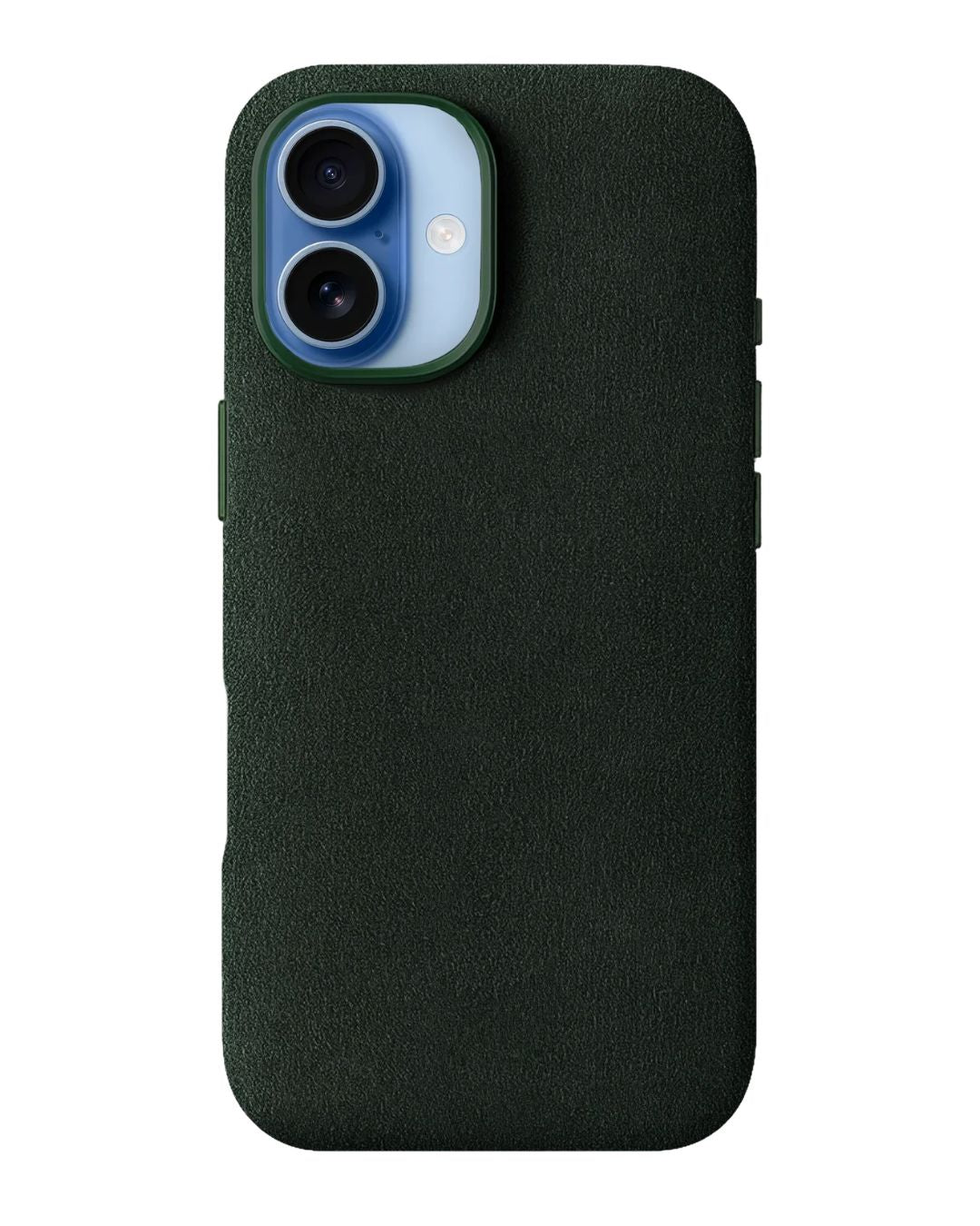 iPhone 16 Plus - Case Alcantara - Midnight Green
