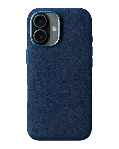 Iphone 17 - Case Alcantara - Sea Blue