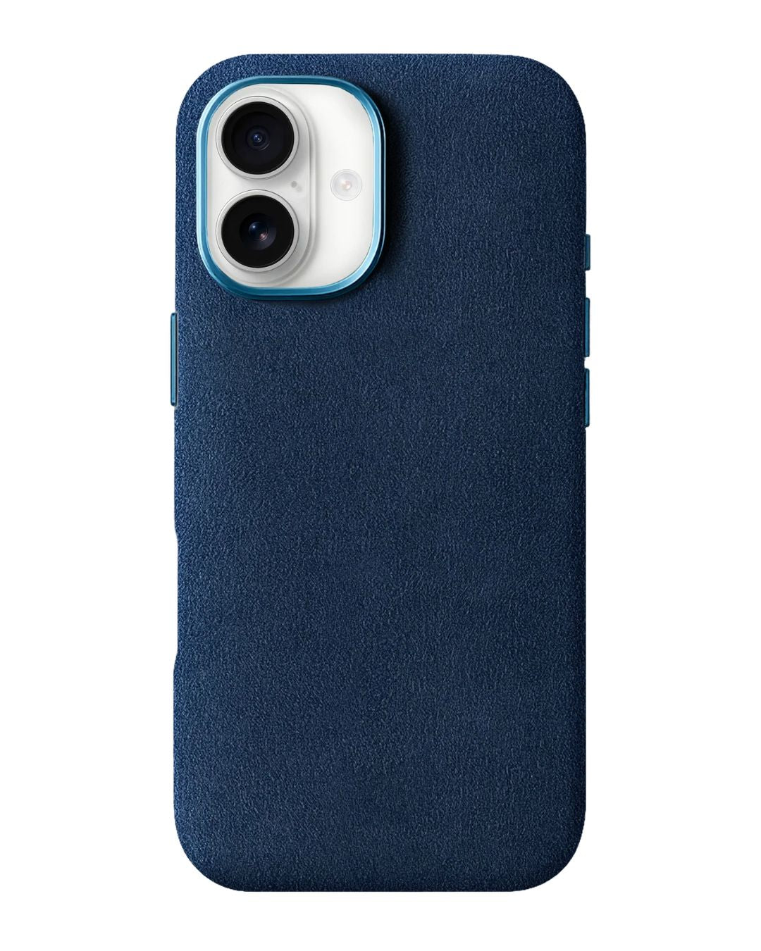 iPhone 16 Plus - Case Alcantara - Ocean Blue