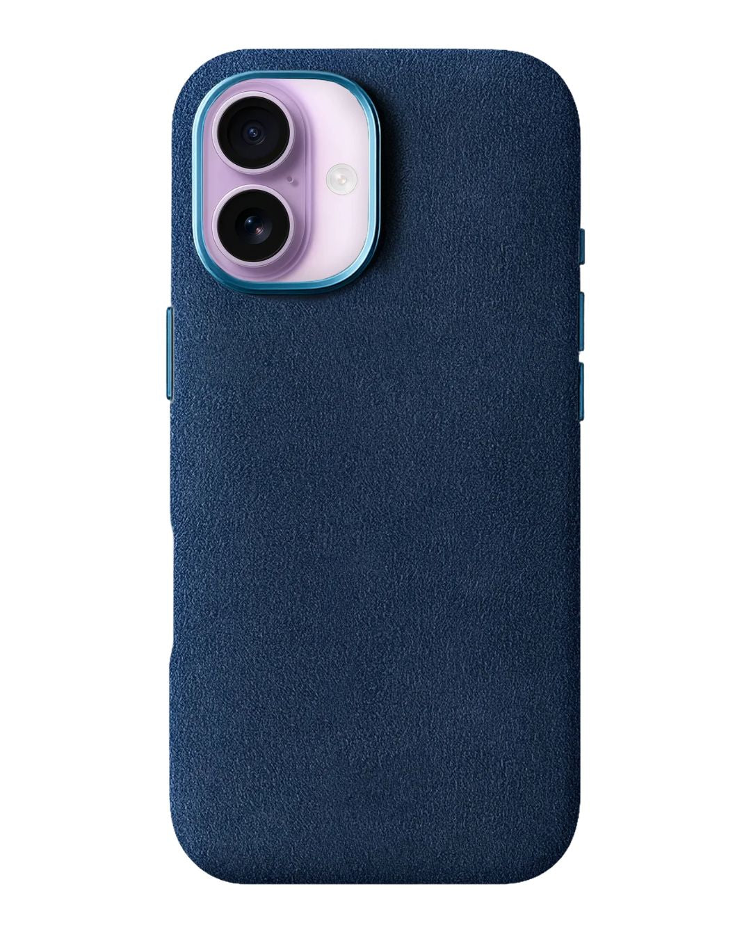 iPhone 16 Plus - Case Alcantara - Ocean Blue