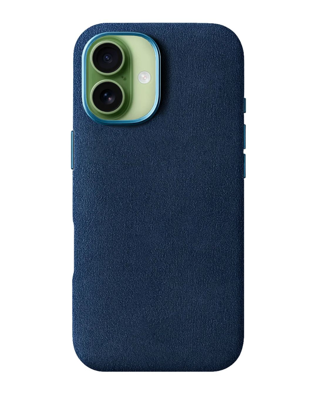 iPhone 16 Plus - Case Alcantara - Ocean Blue