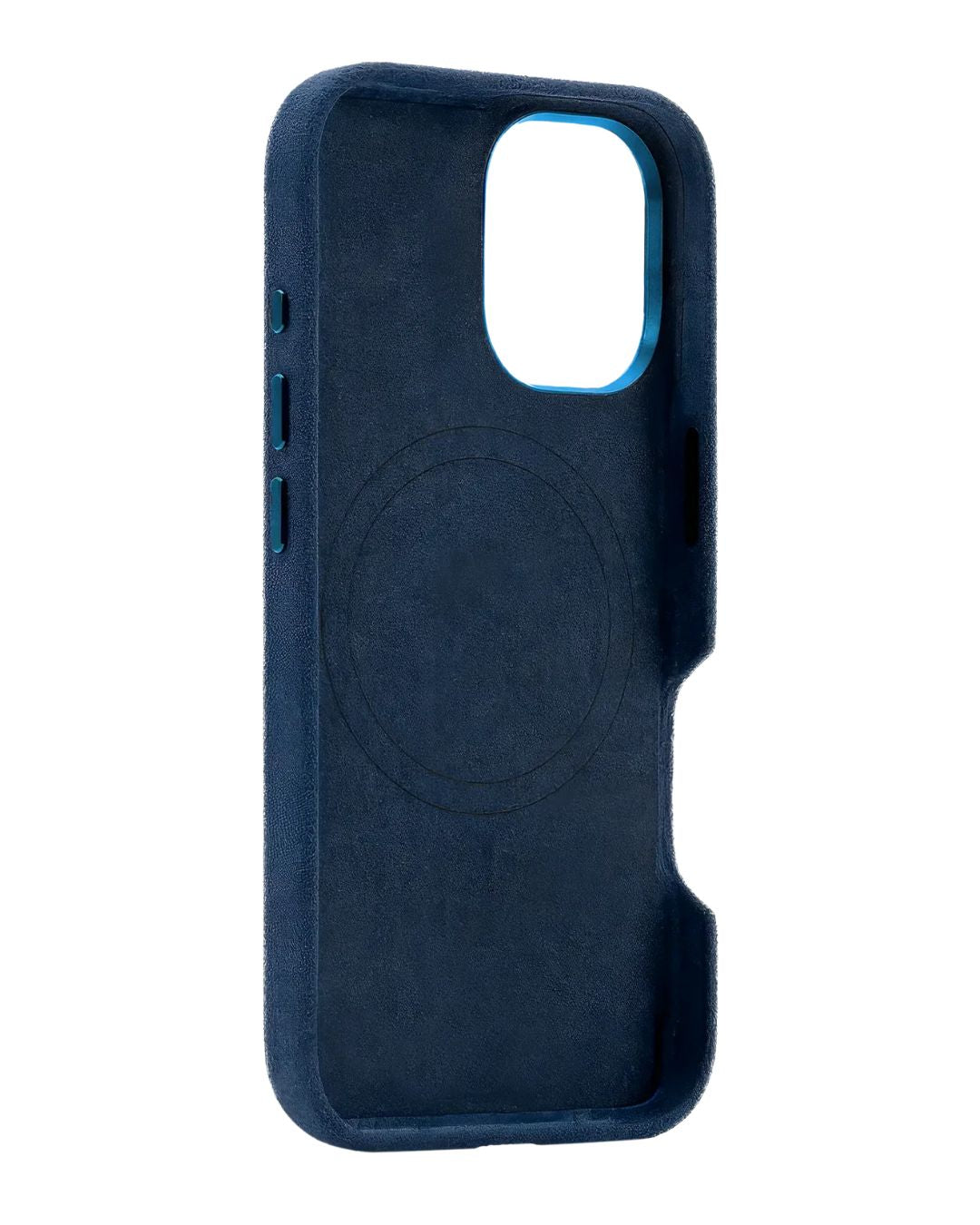 iPhone 16 Plus - Case Alcantara - Ocean Blue