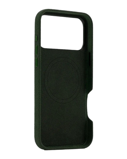 iPhone 17 Pro Max - Case Alcantara - Emerald