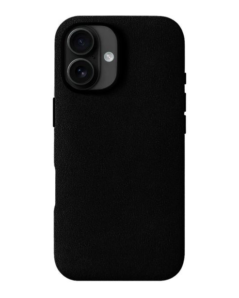 iPhone 16 Plus - Case Alcantara - Black Caviar