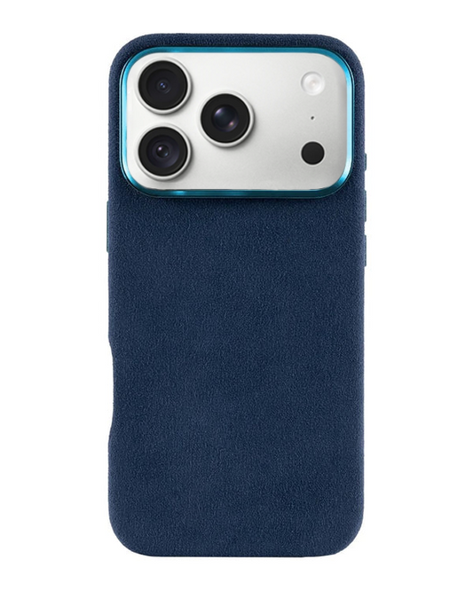 iPhone 18 Pro Max - Case Alcantara - Ocean Blue