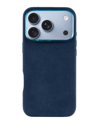 iPhone 18 Pro Max - Case Alcantara - Ocean Blue