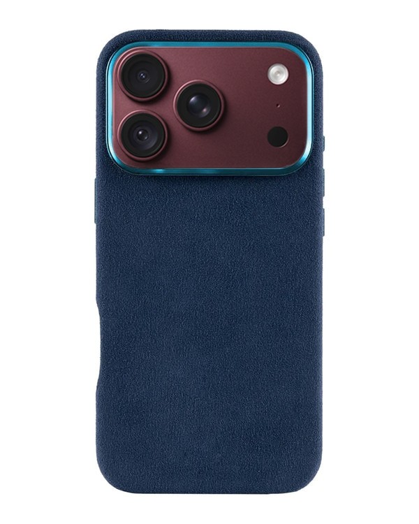 iPhone 18 Pro Max - Case Alcantara - Ocean Blue